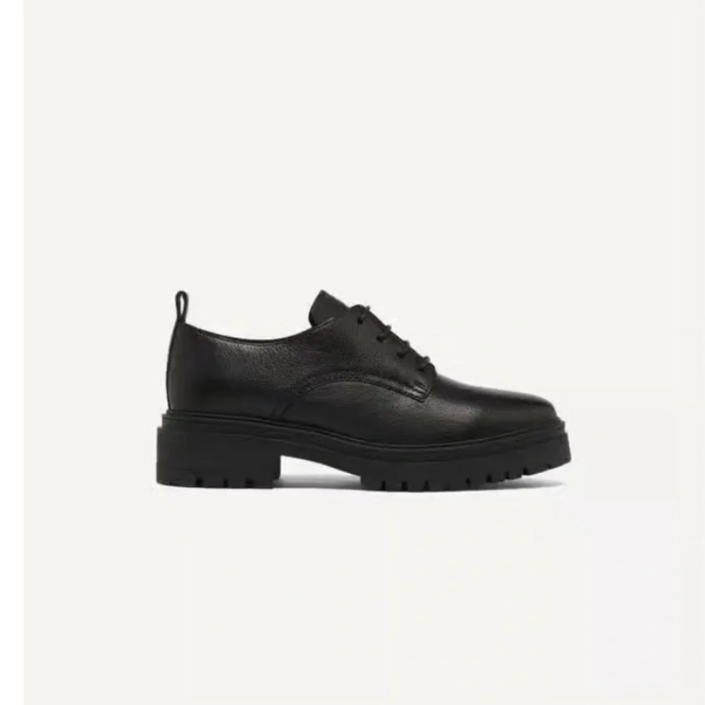 BA&SH Black Leather Camden Oxford Shoes Gorgeous! Excellent Condition! Size 38 - Picture 2 of 10